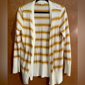 Striped cardigan. Size small